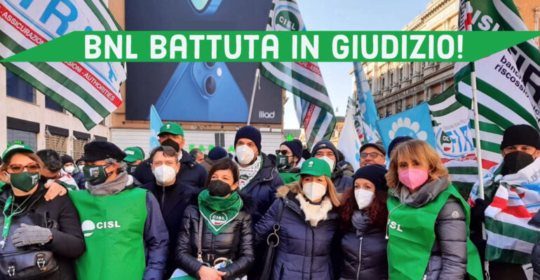 La Bnl bastonata in giudizio dai lavoratori