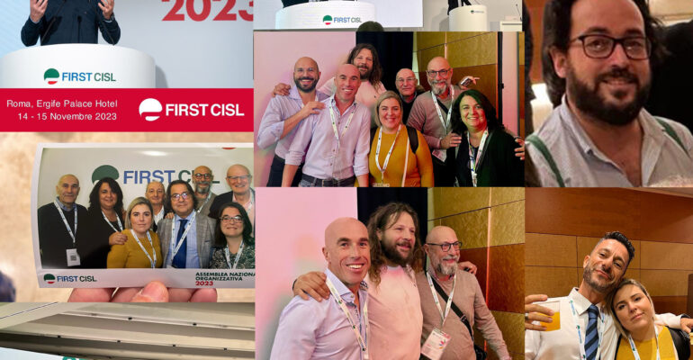 L’assemblea organizzativa nazionale di First Cisl: la Sardegna c’era!