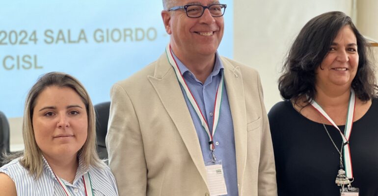First Cisl Sassari, nuova segreteria territoriale, alla guida Salvatore Porcu