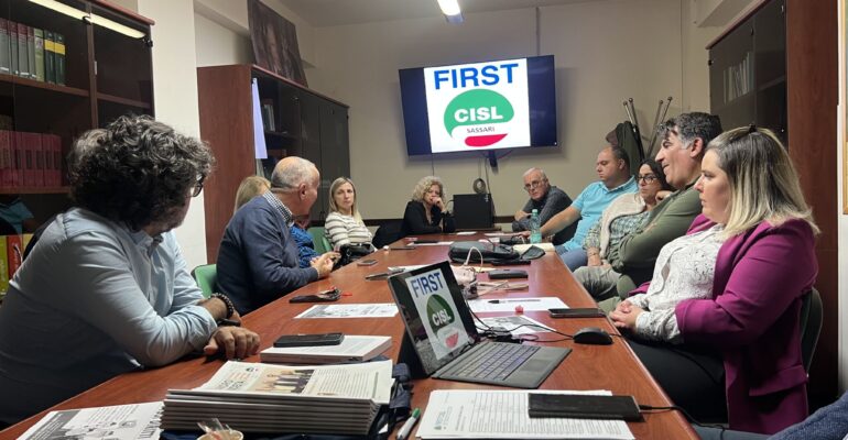 Riunito il direttivo First Cisl del territorio di Sassari