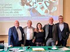 Rinnovati gli organismi First Cisl Banco di Sardegna. Fiori segretario generale, con lui Manca, Paulis, Porcu e Staffa