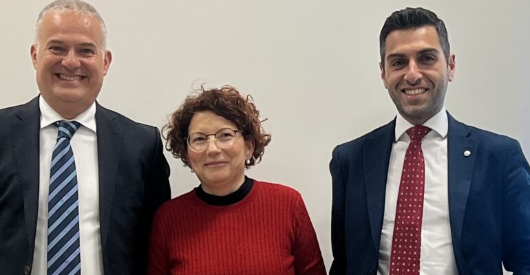 Ignazia Cancedda eletta segretaria generale First Cisl Medio Campidano. Con lei Rocco Staccuneddu e Milko Congia