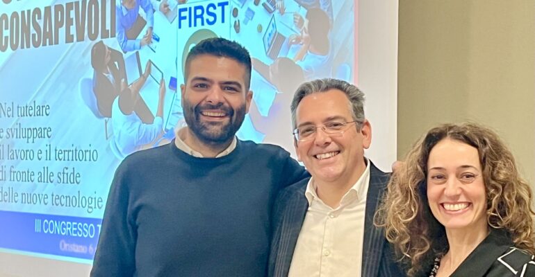 First Cisl Oristano, il congresso elegge Aldo Mariotti segretario generale. Con lui Valentina Orrù e Marco Turnu