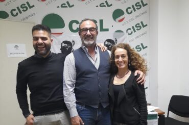 First CISL Oristano: Marcello Serra segretario generale con Marco Turnu e Valentina Orrù