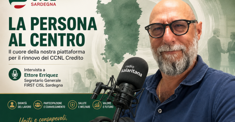 “Le persone prima di tutto”: a Radio Kalaritana il futuro del lavoro bancario passa dalla centralità della persona