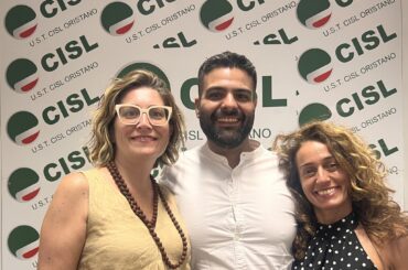 First CISL Oristano riparte dai giovani: Marco Turnu nuovo Segretario Generale territoriale. Con lui, Valentina Orrù e Ilaria Ponti