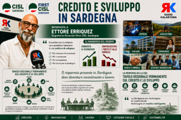 Credito e sviluppo: dopo il comunicato stampa, First CISL Sardegna ai microfoni di Radio Kalaritana