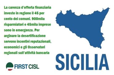 In Sicilia chiusura sportelli non è più sostenibile. Servono gli Osservatori regionali sull’attività bancaria