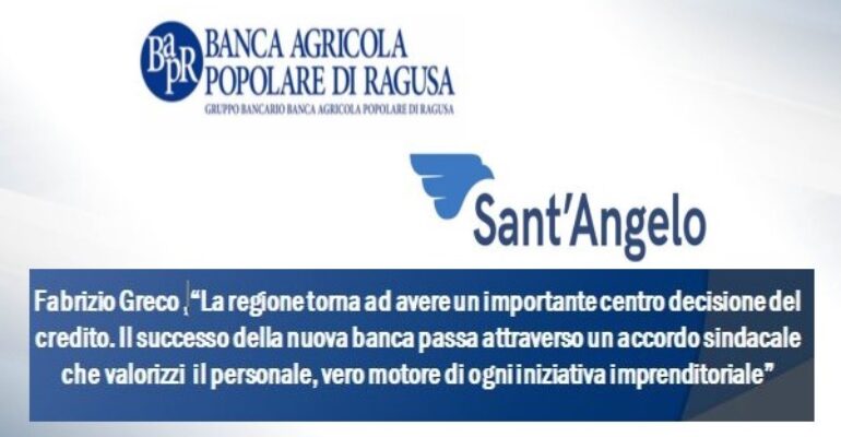 First Cisl pronta alla trattativa in Banca Agricola Popolare di Sicilia