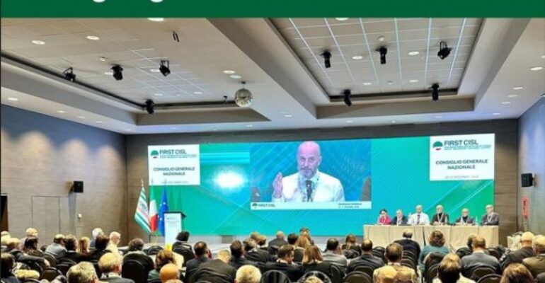 First Cisl Sicilia presente a Roma ai lavori del Consiglio generale nazionale