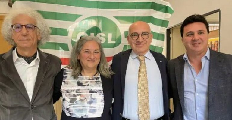 Congresso First Cisl Ragusa Siracusa. Rita Mizzi riconfermata segretaria generale con Giuseppe Branca e Vincenzo Scribano