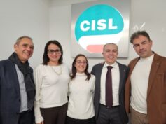 Calogero Savitteri eletto nuovo Segretario generale First Cisl AG CL EN. Con lui Rosalia Faraci e Massimiliano Caravello