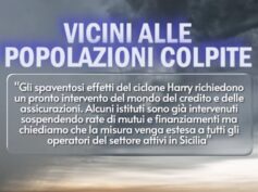 Ciclone Harry: Fist Cisl Sicilia vicina alle popolazioni colpite