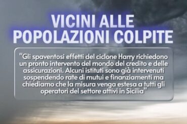 Ciclone Harry: Fist Cisl Sicilia vicina alle popolazioni colpite