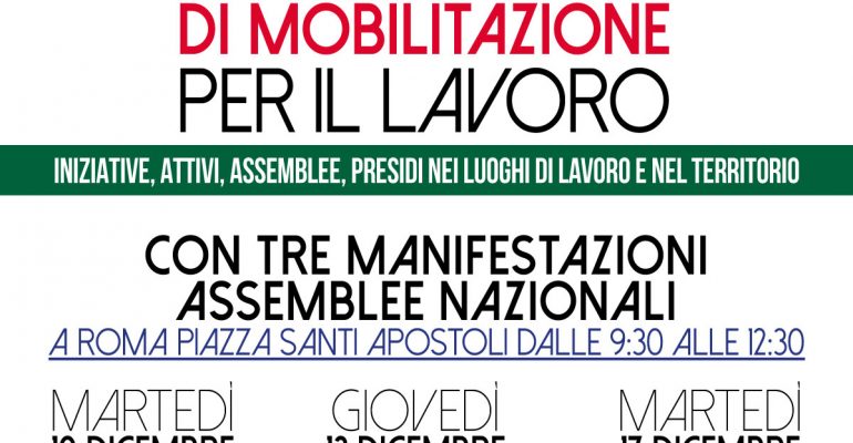 Le priorità per la legge di Bilancio 2019: piattaforma Cgil, Cisl e Uil