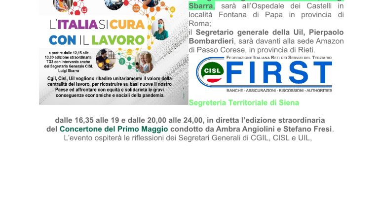1° maggio 2021