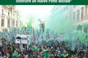 Manifestazione nazionale Cisl a Roma. Sbarra: Manovra va cambiata, serve nuovo patto sociale. No a violenza sulle donne.