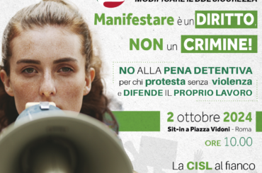 Manifestare è un diritto non un crimine