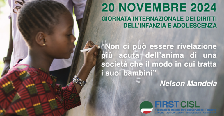 20 novembre 2024 giornata internazionale dei diritti dell’infanzia e adolescenza