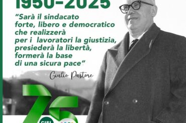 75°anniversario CISL 1950 – 2025