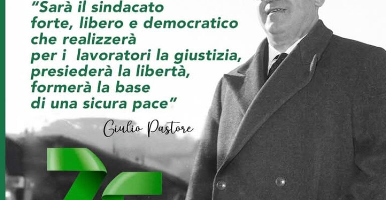 75°anniversario CISL 1950 – 2025