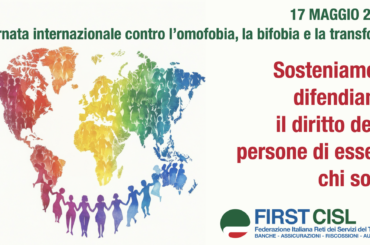 GIORNATA INTERNAZIONALE CONTRO L’OMOFOBIA, LA BIFOBIA E LA TRANSFOBIA
