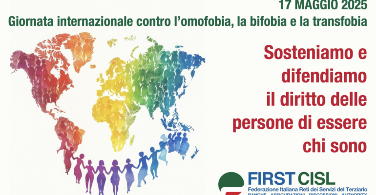 GIORNATA INTERNAZIONALE CONTRO L’OMOFOBIA, LA BIFOBIA E LA TRANSFOBIA