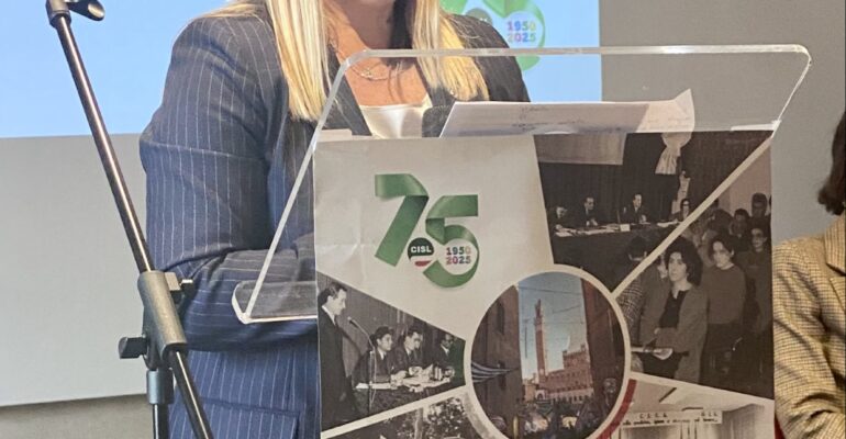 Cisl, festa dei 75 anni con Fumarola: “Noi, da sempre voce del territorio”