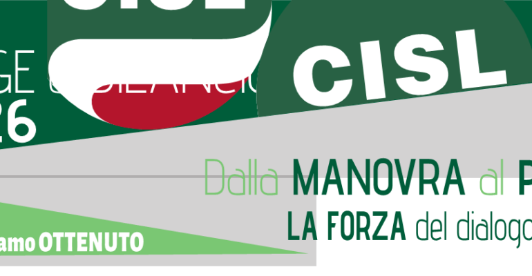 Dalla Manovra al Patto – La forza del dialogo sociale