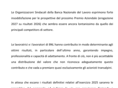 Bnl investe poco sul personale perché premia gli azionisti francesi
