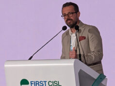 Congresso nazionale First Cisl 2025, l’intervento del Segretario generale First Cisl Toscana Marco Lenzini.