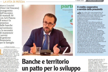 Desertificazione bancaria ed impatti sociali. L’intervista di Toscana Oggi al Segretario generale First Cisl Toscana Marco Lenzini