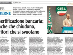 Toscana Oggi-La Vita. Desertificazione bancaria: banche che chiudono, territori che si svuotano