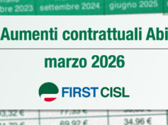 Bancari Abi, la tabella con gli aumenti in busta paga da Marzo 2026