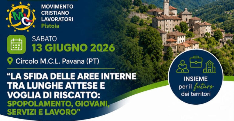 Convegno “La sfida delle aree interne tra lunghe attese e voglia di riscatto: spopolamento, giovani, servizi e lavoro”