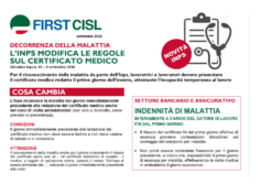 Decorrenza malattia. Cambiano le regole relative al certificato medico