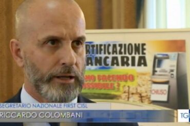 Desertificazione bancaria, Riccardo Colombani al Tgr Umbria