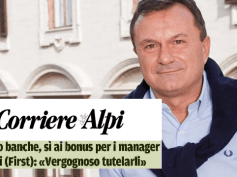 Corriere delle Alpi, Romani, “vergognosa tutela bonus manager”