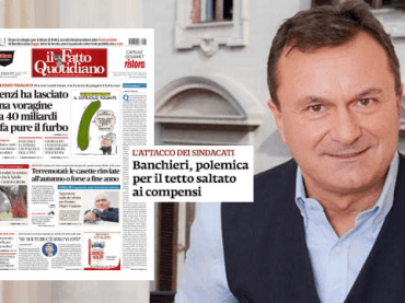 Il Fatto Quotidiano, Romani, “vergognoso stop a tetto bonus”