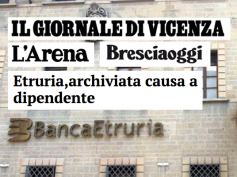 L’Arena, Bresciaoggi e Il Giornale di Vicenza, archiviata causa Etruria