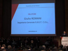 Il video di Giulio Romani al convegno dell’Abs di San Marino sugli npl