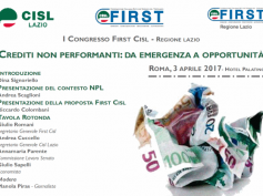 Npl, la proposta First Cisl illustrata il 3 aprile a Roma