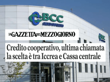 La Gazzetta del Mezzogiorno, “Bcc, troppo lunga la marcia verso la riforma”