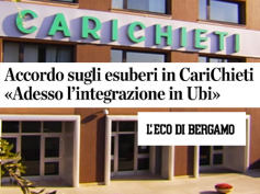 L’accordo di Nuova CariChieti sul L’Eco di Bergamo