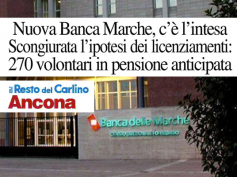 Il Resto del Carlino sull’accordo in Nuova Banca Marche