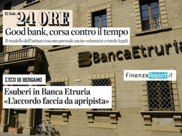 “Accordo in Banca Etruria modello per CariChieti e Banca Marche”