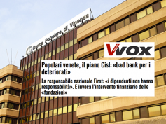 Popolari venete, le idee di First Cisl in un articolo di Vvox