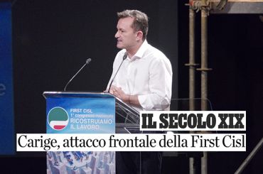 Secolo XIX, “Carige, attacco frontale della First Cisl”
