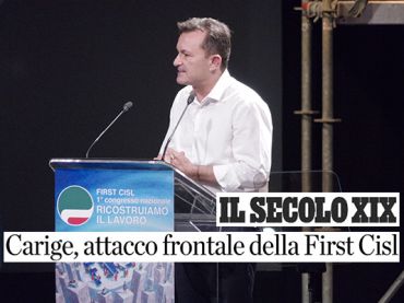 Secolo XIX, “Carige, attacco frontale della First Cisl”