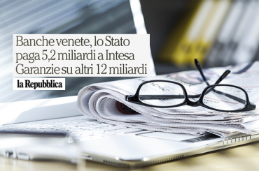 Banche venete, il commento di First Cisl su La Repubblica